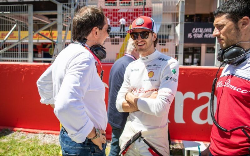 Alfa Romeo F1 racing driver Antonio Giovinazzi